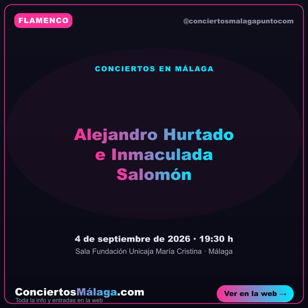 Alejandro Hurtado e Inmaculada Salomón