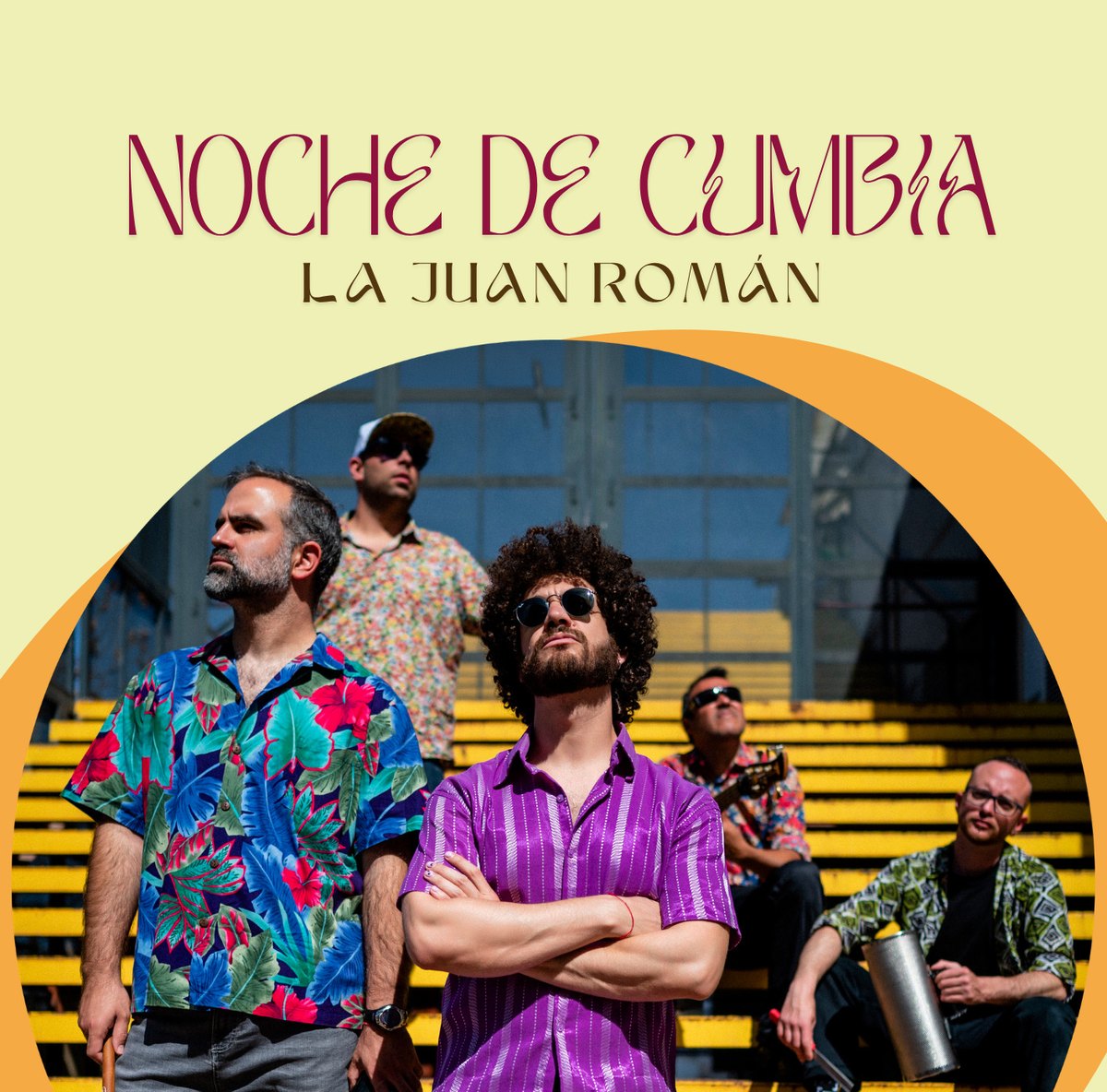 Cartel del concierto de La Juan Román · Noche de cumbia en Sala Classic Malagueta, Málaga — viernes, 19 de febrero de 2027