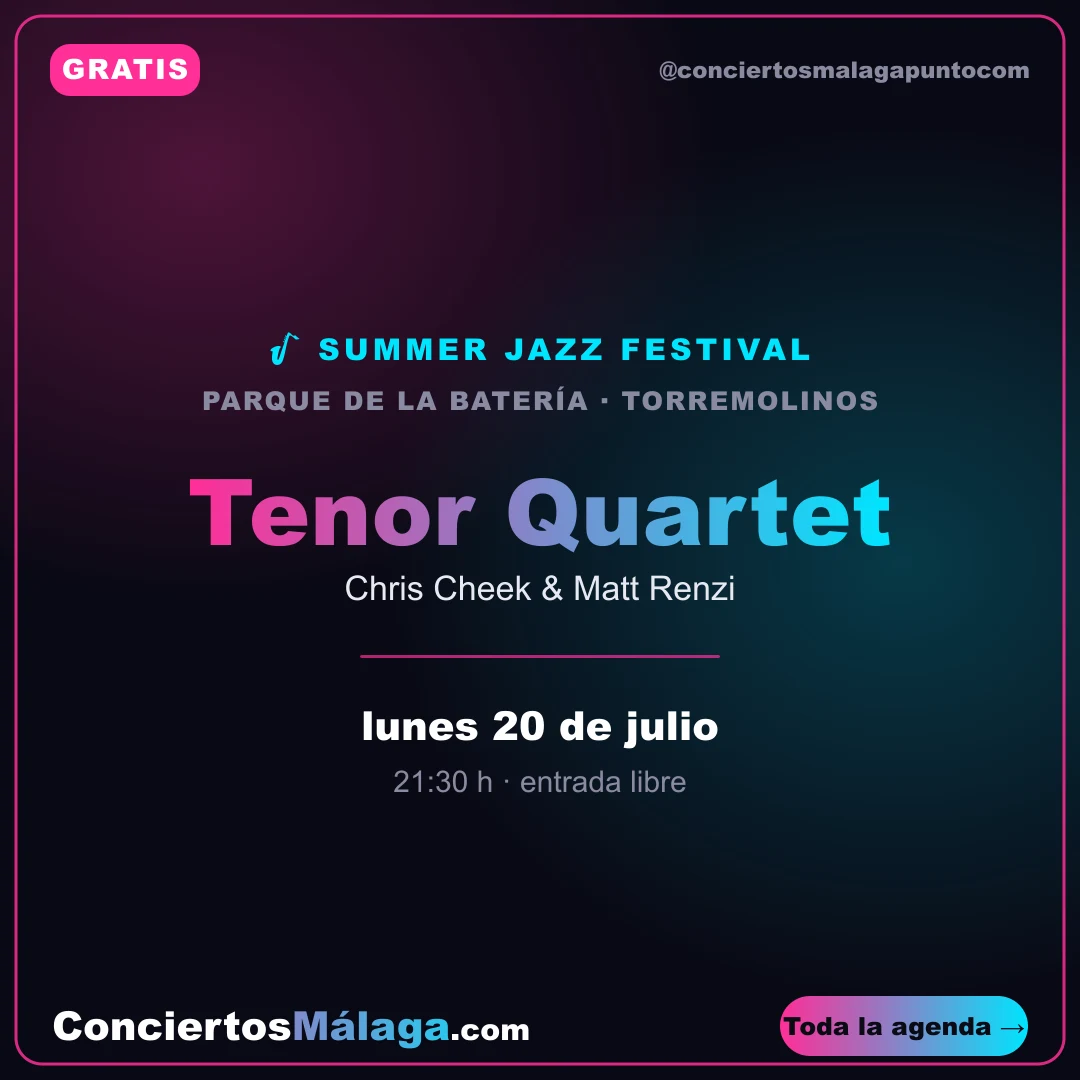Tenor Quartet (Chris Cheek & Matt Renzi) — Summer Jazz Festival
