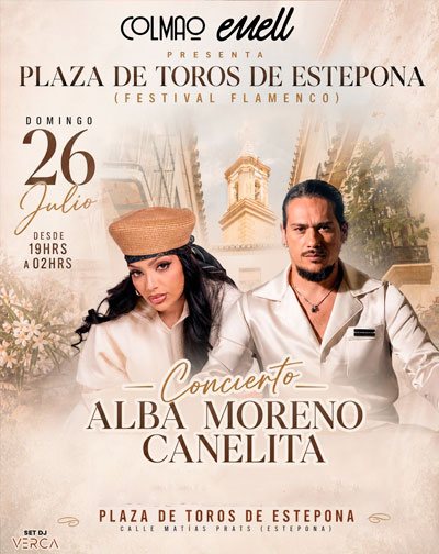 Alba Moreno y Canelita