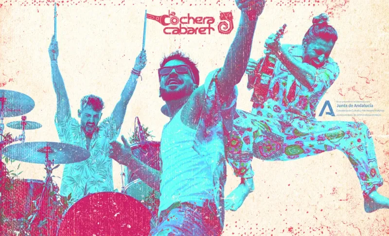 Cartel del concierto de BOMBAI en La Cochera Cabaret, Málaga — sábado, 20 de marzo de 2027